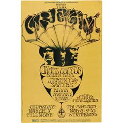 Cream Fillmore/Winterland Concert Poster BG-110
