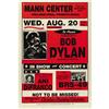 Image 1 : Bob Dylan Mann Center Concert Poster (1996)