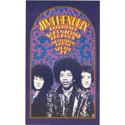 Jimi Hendrix Canadian Concert Poster (Russ Gibb)