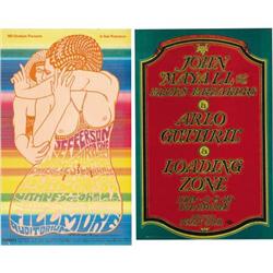 Jefferson Airplane & John Mayall Fillmore Poster