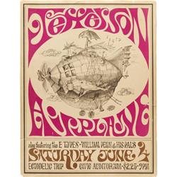 Jefferson Airplane Ectodelic Trip Poster 1967
