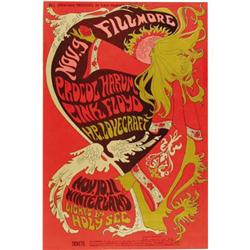 Procol Harum/Pink Floyd Fillmore Poster 1967