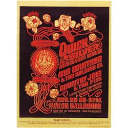 Quicksilver Messenger Service Avalon Poster 1966