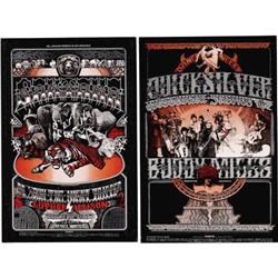 Santana and Quicksilver Fillmore West Posters