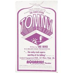 Tommy Rock Opera Aquarius Theater Display