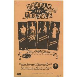 Double Trouble (Stevie Ray Vaughn) 1984 Handbill