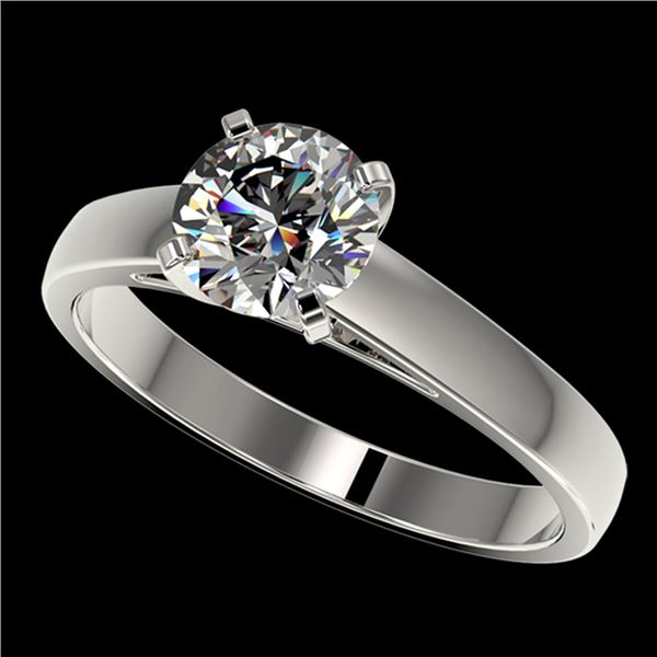 1.25 ctw Certified Quality Diamond Engagment Ring 10k White Gold - REF-177Y8X