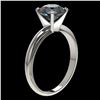 Image 3 : 2 ctw Certified Intense Blue Diamond Engagment Ring 10k White Gold - REF-281F9M