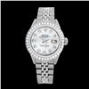 Image 2 : Rolex Men's Stainless Steel, QuickSet, Diamond Dial & Diamond Bezel