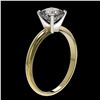 Image 3 : 1 ctw Certified VS/SI Quality Cushion Cut Diamond Ring 10k Yellow Gold - REF-243H2R