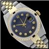 Image 1 : Rolex Men's Two Tone 14K Gold/SS, QuickSet, Diam Dial & Diam/Sapphire Bezel
