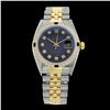 Image 2 : Rolex Men's Two Tone 14K Gold/SS, QuickSet, Diam Dial & Diam/Sapphire Bezel