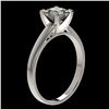 Image 3 : 1 ctw VS/SI Quality Princess Diamond Engagment Ring 10k White Gold - REF-243G2W