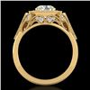 Image 1 : 1.75 ctw VS/SI Diamond Solitaire Art Deco Ring 18k Yellow Gold - REF-436A4N