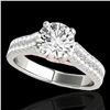 Image 1 : 2.11 ctw Certified Diamond Pave Ring 10k 2Tone Gold - REF-334Y3X