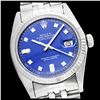 Image 1 : Rolex Ladies Stainless Steel, Diamond Dial with Fluted Bezel, Sapphire Crystal