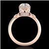 Image 2 : 1.75 ctw VS/SI Diamond Solitaire Art Deco Ring 18k Rose Gold - REF-398W2H