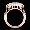 Image 3 : 2.03 ctw Fancy Black Diamond Engagment Art Deco Ring 18k Rose Gold - REF-203H6R