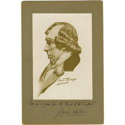 George Arliss Signed Disraeli Portrait