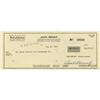 Image 1 : Jack Benny Signed Check