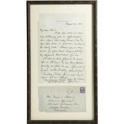 Jessica Dragonette Handwritten Letter