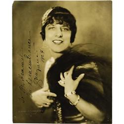 Geraldine Farrar Signed Photo