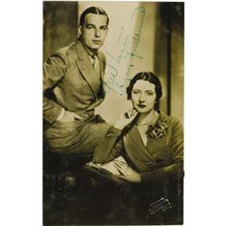 Lynn Fontanne and Alfred Lunt Signed Photo