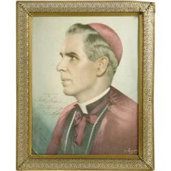 Fulton J. Sheen Signed Portrait