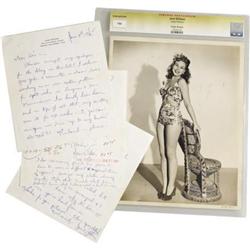 Jane Withers Handwritten Letter with Photo