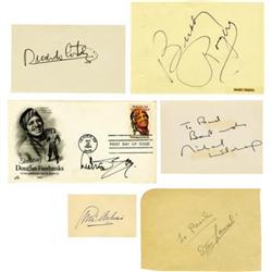 Assorted Actor Signature Cuts