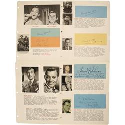 Hollywood Leading Men Autograph Group