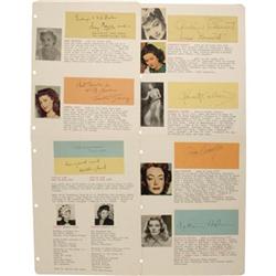 Leading Ladies Autograph Group