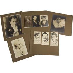 W.H. Berry and Others Signed Photos and Sketches
