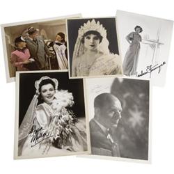 Assorted Vintage Actor and Actress Signed Photos