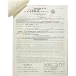 Wayne Cochran Contract