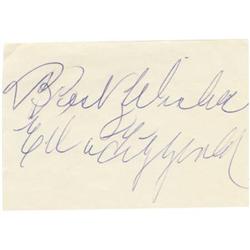 Ella Fitzgerald Autograph Cut
