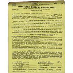 Gennifer Flowers Signed Contract