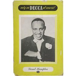 Lionel Hampton Vintage Standee