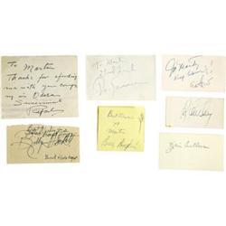 Famous Trumpet Players Autograph Group