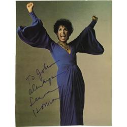 Lena Horne Signed Photo