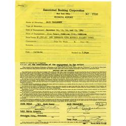 Jack Teagarden Signed Contracts