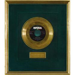 Slim Whitman "Rose-Marie" Imperial Gold Record A