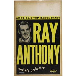 Ray Anthony Vintage Poster