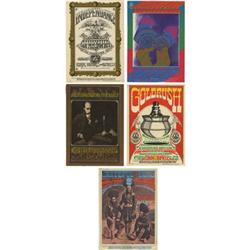 Family Dog Avalon Concert Postcard Group (1967).