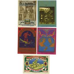 Family Dog Avalon Concert Postcard Group (1967).