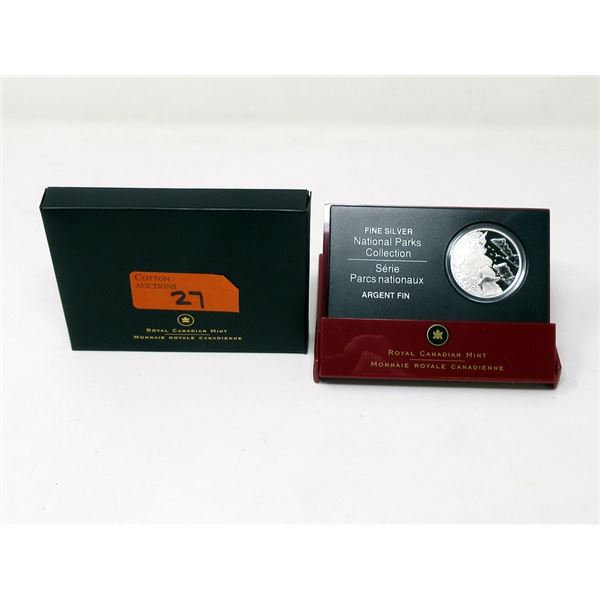 2005 Canada Fine Silver "National Parks" $20 Coin