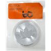 Image 1 : 1 Oz .9999 Fine Silver 2020 Canada Maple Leaf Coin