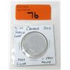 Image 1 : 1 Oz .9999 Fine Silver 2011 Canada Maple Leaf Coin
