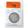 Image 1 : 1991 USA .999 Fine Silver 1 Oz. Liberty Dollar