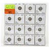 Image 1 : 15 USA Liberty/Mercury .900 Silver Dimes